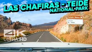 Driving from Las Chafiras to Teide NP, Tenerife, Canary Islands in 4K Ultra HD