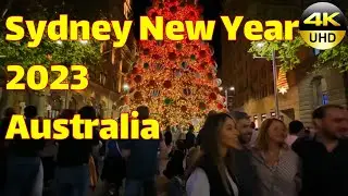 Martin Place Christmas Tree 2023 Sydney Australia | Sydney Walking Tour