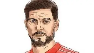 How to draw Steven Gerrard