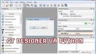 Programming the Python Interface with PyQt6 and Qt Designer #1: Install PyQt6 and QT Designer