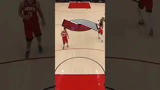 DEMIAN LILLARD 3 POINT SHOT FROM LOGO IN 71 POINT PERFORMANCE GAME #fpyシ #fpyツ #fpy #2023