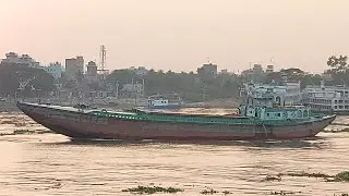Ship Launch | Industrial Ship Stand | General Cargo Ship | Sand Carrying Boat | Bulkhead Boat
