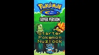 POKÉMON SILVER STARTER ONLY NUZLOKE #Pokemon #shorts