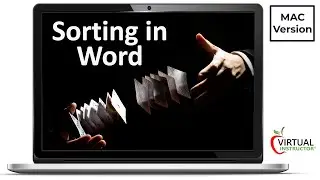 How to Sort in Word   MAC Version