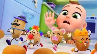 One Potato, Two Potatoes Song | Newborn Nursery Rhymes & Kids Songs
