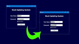 VISUAL STUDIO PASSWORD SHOW AND HIDE | USING SYSTEM PASSWORD CHAR | VB.NET | @codingwithpengiv