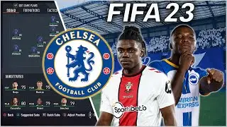 Chelsea's New Midfield Duo (LOL Liverpool L) Tactics and formation | FIFA 23