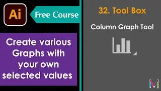 Column Graph Tool Illustrator | How to Create Graphs | Adobe Illustrator tutorials (Hindi - हिंदी)