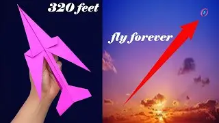 How to Make Paper Airplane Easy That Fly Far Fast-Over 450 Feet