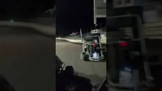 Comin&rsquo; in hot! #closecall #hardracing #gofast #karting