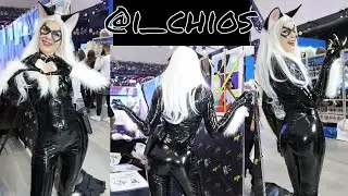 Black Cat Latex Cosplay by i_chios