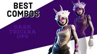 Best Combos | Dark Tricera Ops | Fortnite Skin Review