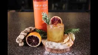 Effen Vodka - Blood Orange Winter Punch -  Fedway Mixology Series @fedwaydrinks