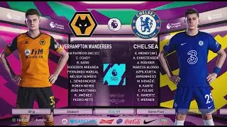 Master league gaming with Chelsea the blues, PES 2021. No players bought.