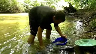 Banjo gold pan demo