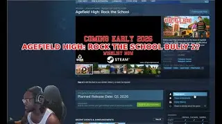 AGEFIELD High: Rock The School LIVE REVIEW REACTION (New BULLY Inspired Open World Game 2026)