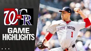 Nationals vs. Rockies Game Highlights (4/19/25) | MLB Highlights