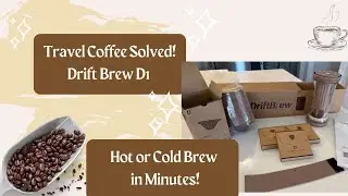 Drift Brew D1 Review ☕ Portable All-in-One Coffee Maker | Hot & Cold Brew in 1 Minute