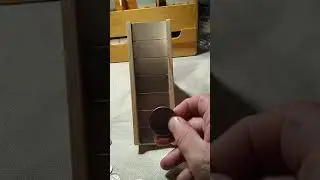 Testing fake silver with diamagnetic slide