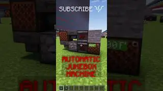 Auto-shuffle your discs with AUTOMATIC JUKEBOX MACHINES | Redstone with PsiVolt #minecraft #redstone
