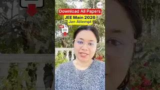 Download All JEE Main 2026 January Attempt Papers 📝 #jeemains #jeepreparation #jee #jeemain