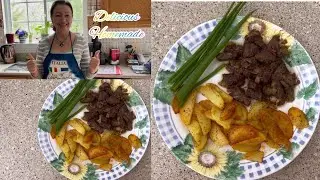 HOW TO COOK TENDER BEEF LIVER WITH ONION.EASY RECIPE.МЯГКАЯ СОЧНАЯ ГОВЯЖЬЯ ПЕЧЕНЬ С ЛУКОМ
