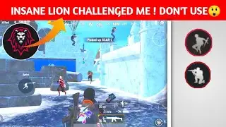 😤 INSANE LION CHALLENGED ME DON'T USE JUMP AND CROUCH BUTTON IN PUBG MOBILE LITE GAMEPLAY - ALONE