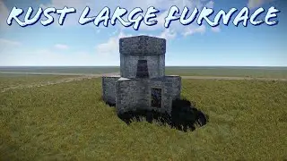 New Large Furnace Setup In Rust With The New Triangular Floor Grills