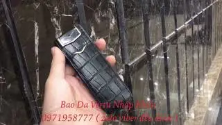 Bao Da Vertu , vertu , bao da vertu c&aacute; sấu