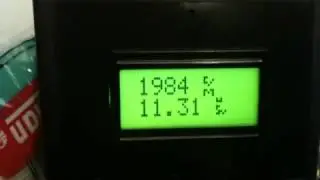 Atomic Dave meter test 1 with Lantern Mantle