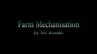 Farm Mechanization In Africa