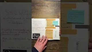 A flip through of my completed writing journal refill from @paper_republic #writingjournal