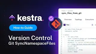 Sync your Files from Git | Version Control in Kestra