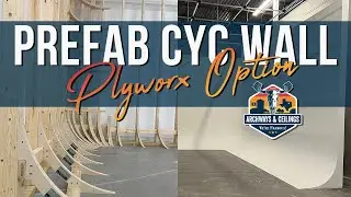 Prefabricated Cyclorama Wall Framing Kit - Plyworx Option