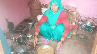Aaj ghar m banaya suji ka halwa