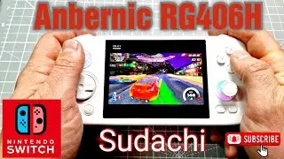 Anbernic RG406H switch games test I Sudachi emulator Nintendo