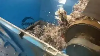 Paper mill waste shredding recycling machine,Four shaft shredder