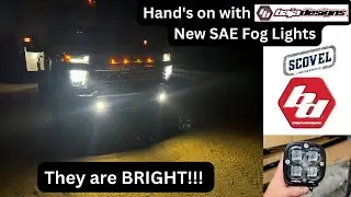 Baja Designs Chevy Squadron SAE Fog Pocket Light Kit on our 2022 Chevy 3500HD High Country