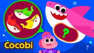 Tem um bebê dentro da barriga da mamãe tubarão!🦈💖 | Canções para Crianças | Cocobi