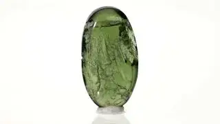 Raw Czech Moldavite Bead