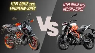 KTM Duke 125cc European Version vs Indian Version Detail Comparison #trending #shorts  #viral #ktm