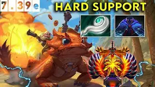 Snapfire Immortal Hard Support - Dota 2 Patch 7.39e Pro Pub Gameplay