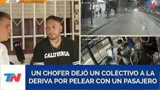DESCONTROL EN EL COLECTIVO I Un chofer se peleó con un pasajero y dejó el micro a la deriva