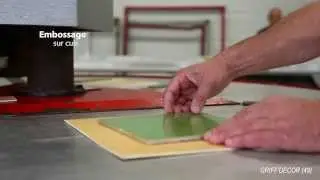 La technique de l'embossage (video)