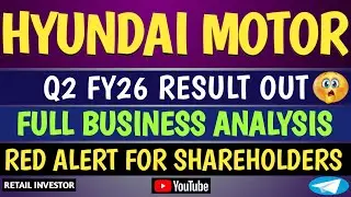 HYUNDAI MOTOR Q2 FY26 RESULT OUT | FULL BUSINESS ANALYSIS | GOOD NEWS FOR SHAREHOLDERS | #hyundai