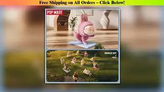 ?EU Exclusive?POP MART THE MONSTERS Lazy Yoga Series Figures Mystery Box 1PC/10PCS POPMART LABUBU