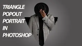 TRIANGLE POPOUT PORTRAIT IN PHOTOSHOP