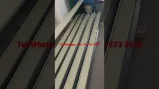 Roller Shutter Door Strips Roll Forming Machine Working