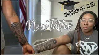 New Forearm Tattoo- Half- Sleeve Tattoo| Graduation Gift to ME!!!