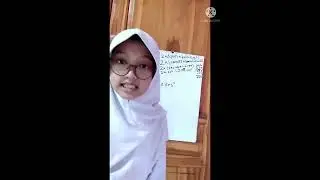 My first girl teaching Math
